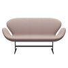 Fritz Hansen Swan™ Sofa 2 Seater, Warm Graphite/Fiord Pink/Stone