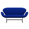 Fritz Hansen Swan Sofa 2 Seater, Warm Graphite/Hallingdal Blue