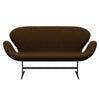 Fritz Hansen Swan Sofa 2 Seater, Warm Graphite/Hallingdal Brown