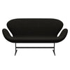 Fritz Hansen Swan Sofa 2 Seater, Warm Graphite/Hallingdal Brown/Dark Grey