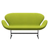 Fritz Hansen Swan Sofa 2 Seater, Warm Graphite/Hallingdal Lime