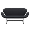 Fritz Hansen Swan Sofa 2 Seater, Warm Graphite/Hallingdal Violet/Green