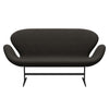 Fritz Hansen Swan Sofa 2 Seater, Warm Graphite/Steelcut Brown