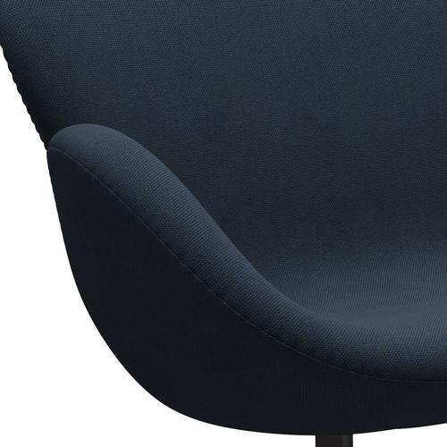 [product_category]-Fritz Hansen Swan Sofa 2 Seater, Warm Graphite/Steelcut Trio Dark Brown Blue-Fritz Hansen-3321-STR756-WGBASE-FRI-7