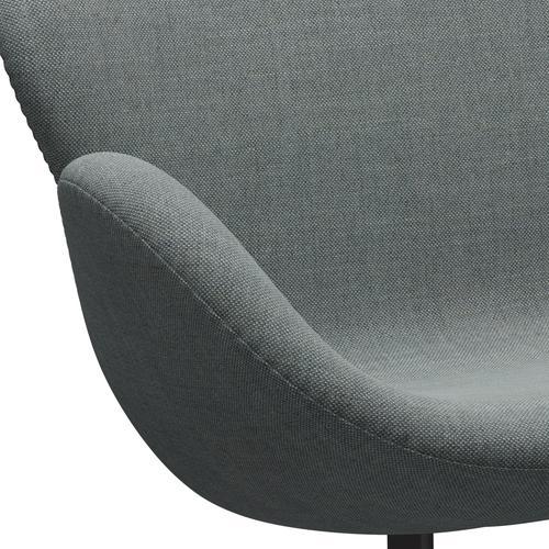 [product_category]-Fritz Hansen Swan Sofa 2 Seater, Warm Graphite/Sunniva Grey/Pale Green-Fritz Hansen-3321-SV152-WGBASE-FRI-7