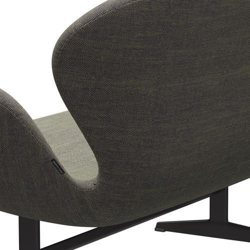 [product_category]-Fritz Hansen Swan Sofa 2 Seater, Warm Graphite/Sunniva Light Green/Violet-Fritz Hansen-3321-SV952-WGBASE-FRI-5