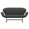 Fritz Hansen Swan Sofa 2 Seater, Warm Graphite/Sunniva Navy/Olive