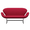 Fritz Hansen Swan Sofa 2 Seater, Warm Graphite/Tonus Cherry