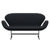 Fritz Hansen Swan Sofa 2 Seater, Warm Graphite/Tonus Dark Aubergine