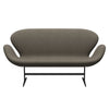 Fritz Hansen Swan Sofa 2 Seater, Warm Graphite/Tonus Dusty Brown