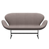 Fritz Hansen Swan Sofa 2 Seater, Warm Graphite/Tonus Dusty Sand