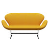 Fritz Hansen Swan Sofa 2 Seater, Warm Graphite/Tonus Mustard