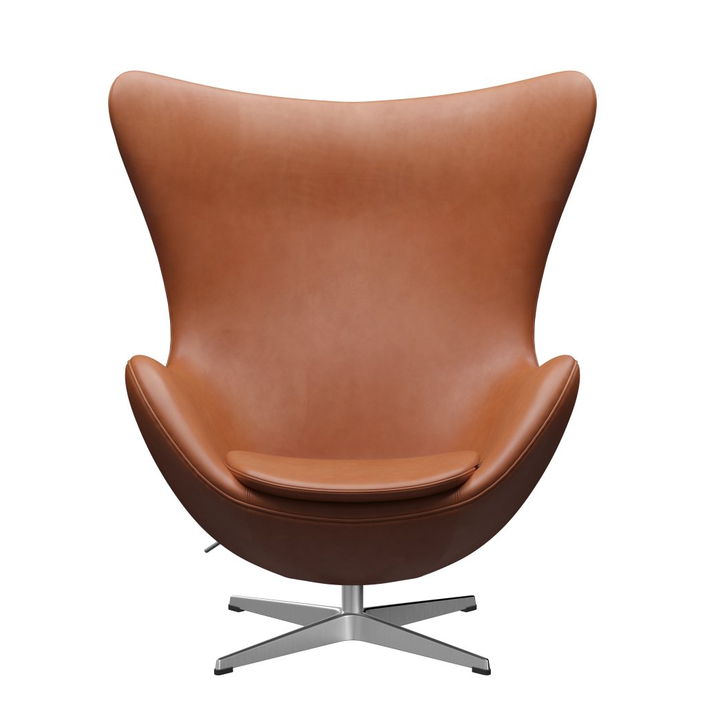 [product_category]-Fritz Hansen The Egg Lounge Chair, Aluminium/Grace Walnut-Fritz Hansen-3316-ELWAL-SPAL-FRI-1