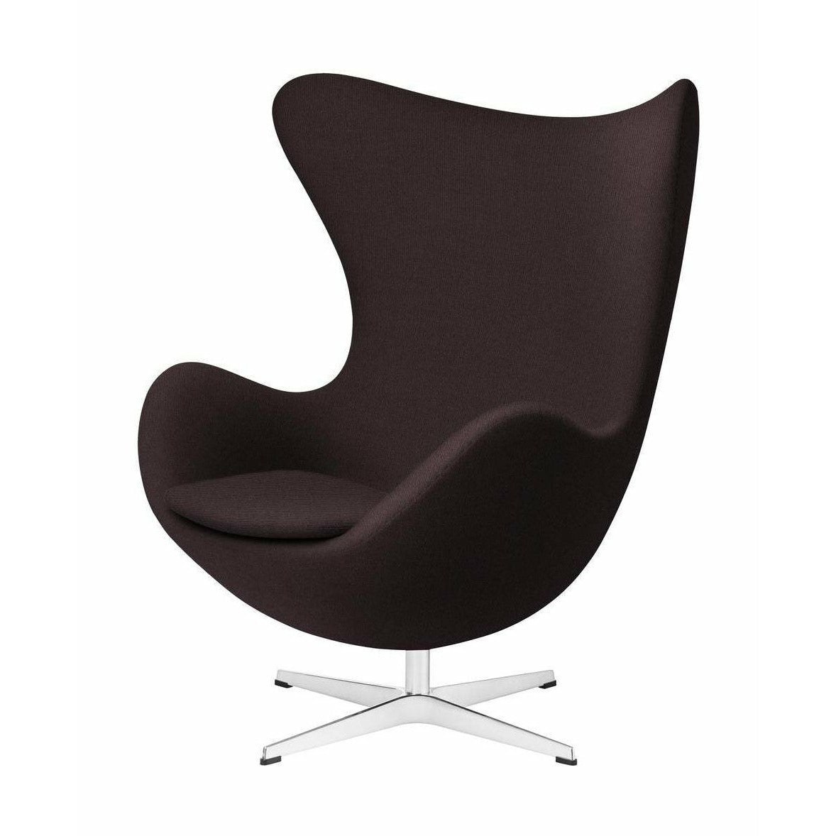 [product_category]-Fritz Hansen The Egg Lounge Chair Fabric, Christianshavn Dark Red Uni-Fritz Hansen-3316-Alu-Christianshavn-1142-FRI-1