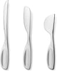 Georg Jensen Alfredo Cheese Knives sett, 3 deler