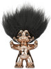 Goodlucktroll Bronze/ Black Hair, 9cm