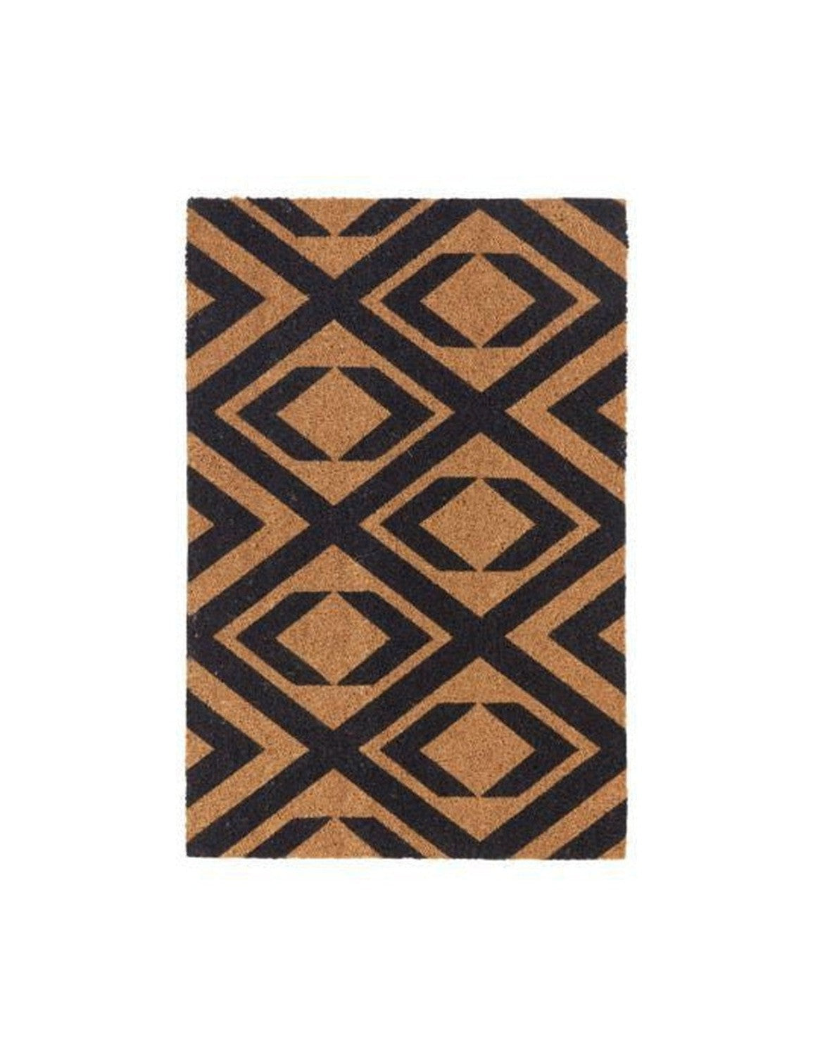 House Doctor Door mat, HDIndi, Nature/Black