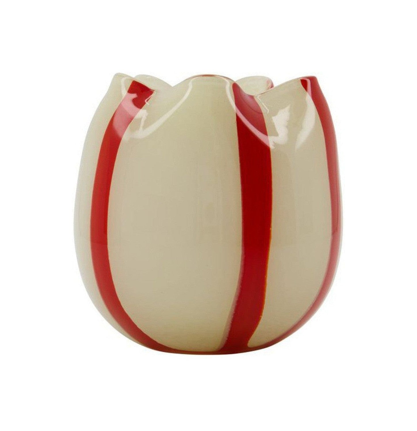 [product_category]-House Doctor Tealight holder, HDGula, White/Red-House Doctor-5707644885271-202106086-HOU-1