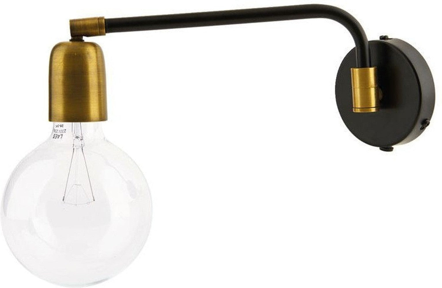 [product_category]-House Doctor Wall lamp, HDMolecular, Black/Brass-House Doctor-5707644403086-203660813-HOU-1