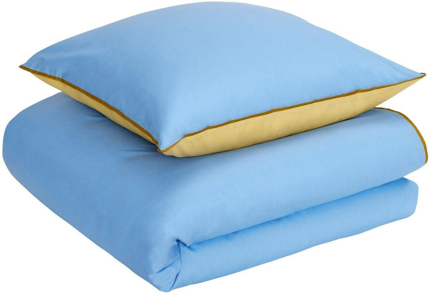 [product_category]-Hübsch Aki Bed Linen 60/220 Blue/Yellow-Hübsch-5712772114827-061406-HUB-1