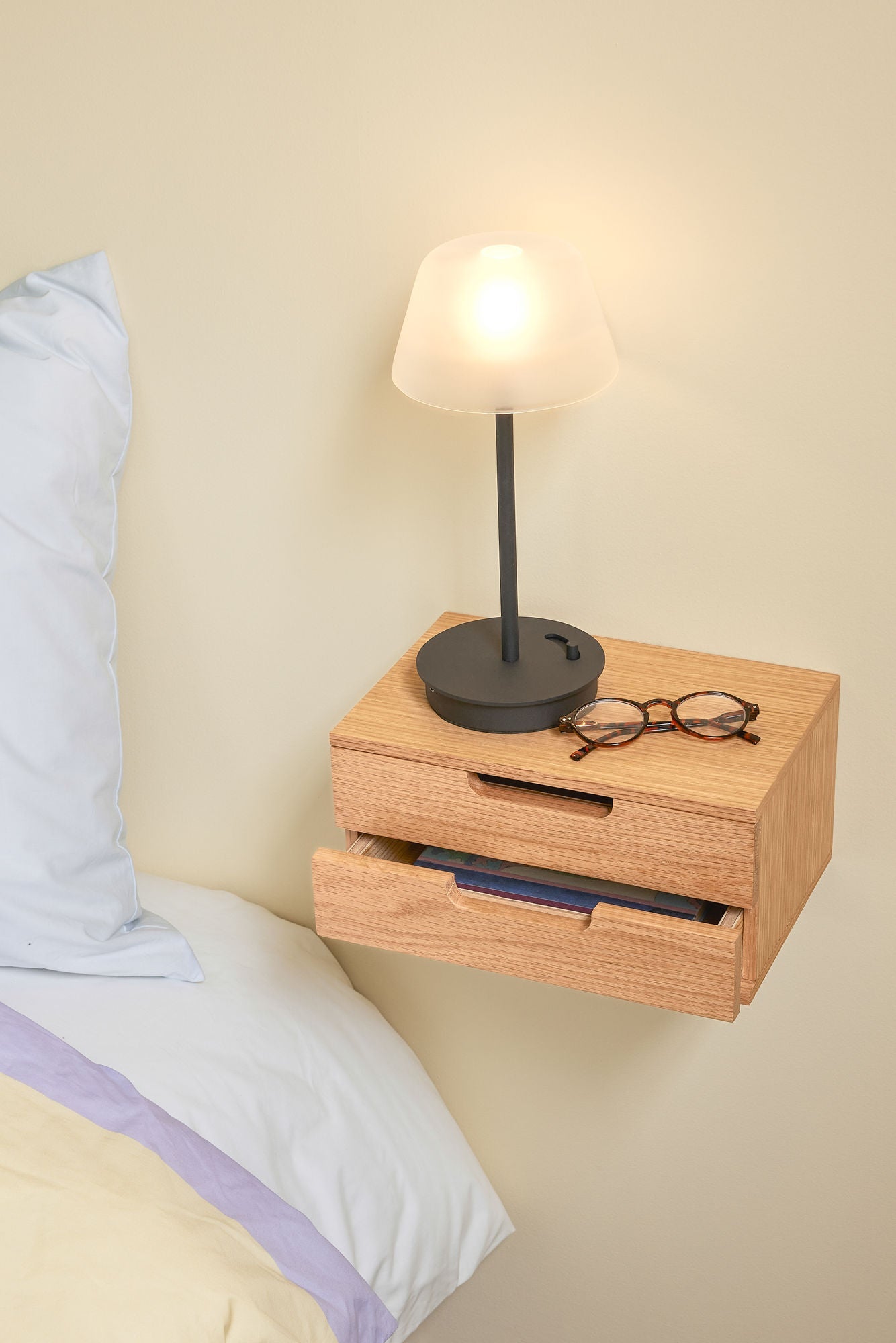 [product_category]-Hübsch AtHand Wall Shelf/Bedside Table Natural-Hübsch-5712772135112-881901-HUB-5