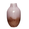 Hübsch Posy Vase Glass Purple/Brown