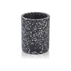 Humdakin Lucca Terrazzo Vase With Lid, Black