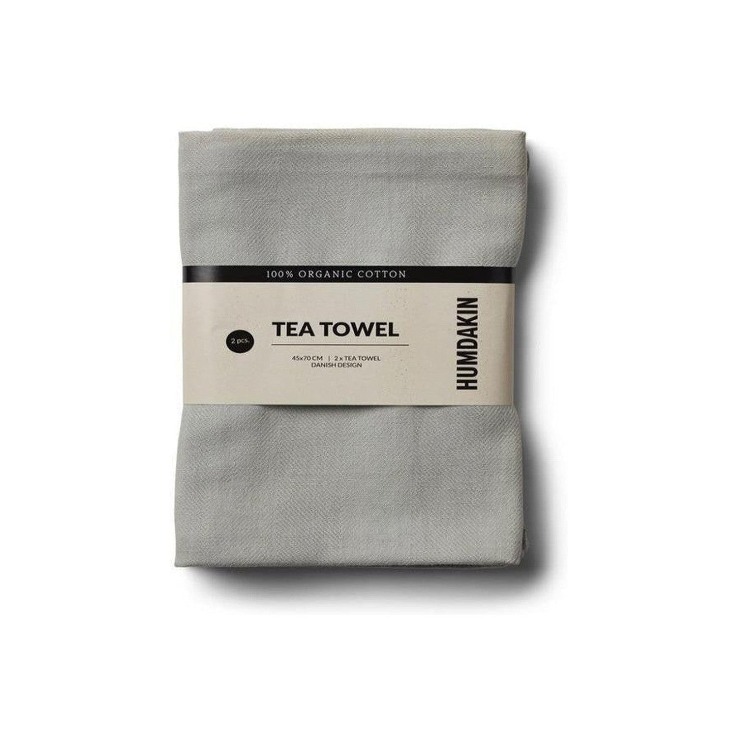 [product_category]-Humdakin Tea Towels, Stone, 2 Piece-Humdakin-5713391001352-7310-HUM-1