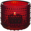 Iittala Kastehelmi Fyrfadsstage Cranberry, 6,4cm