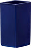 Iittala Ruutu Ceramic Vase Dark Blue, 18cm