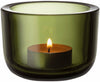 Iittala Valkea Tealight Holder Moss Green, 6cm