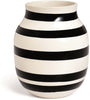 Kähler Omaggio Vase Black, mellom