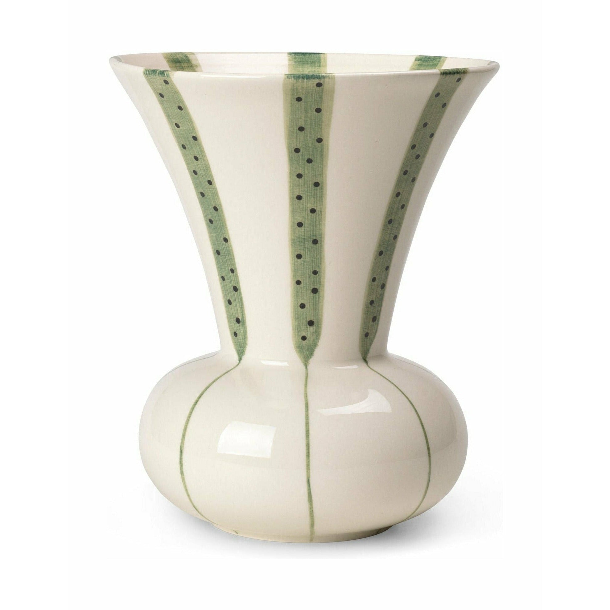 [product_category]-Kähler Signature Vase 20 Cm, Green-Kähler-5703779185613-690480-KAH-1