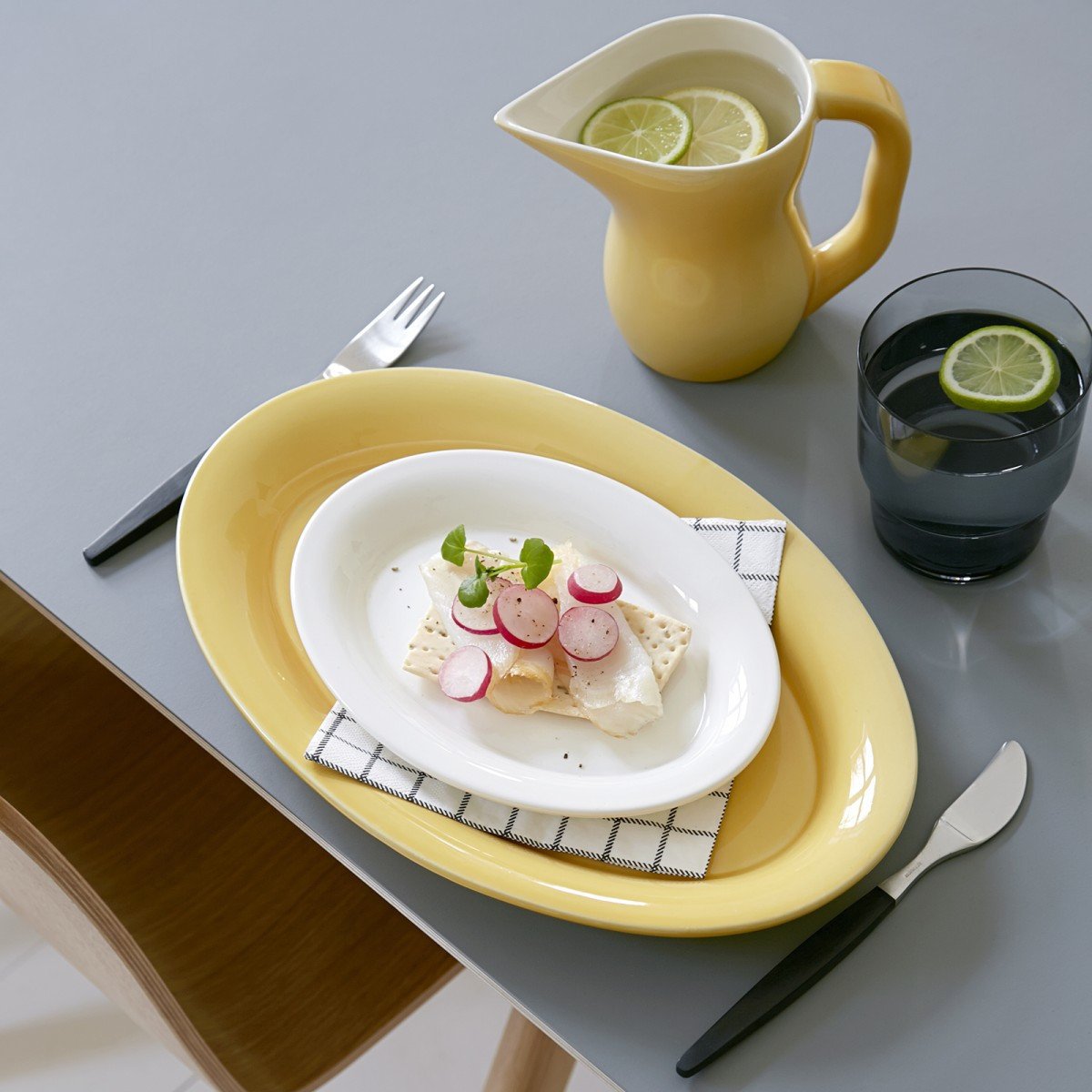 [product_category]-Kähler Ursula Plate Yellow, ø18-Kähler-5703779130941-691948-KAE-3