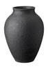 Knabstrup Keramik Vase H 20 cm, Sort