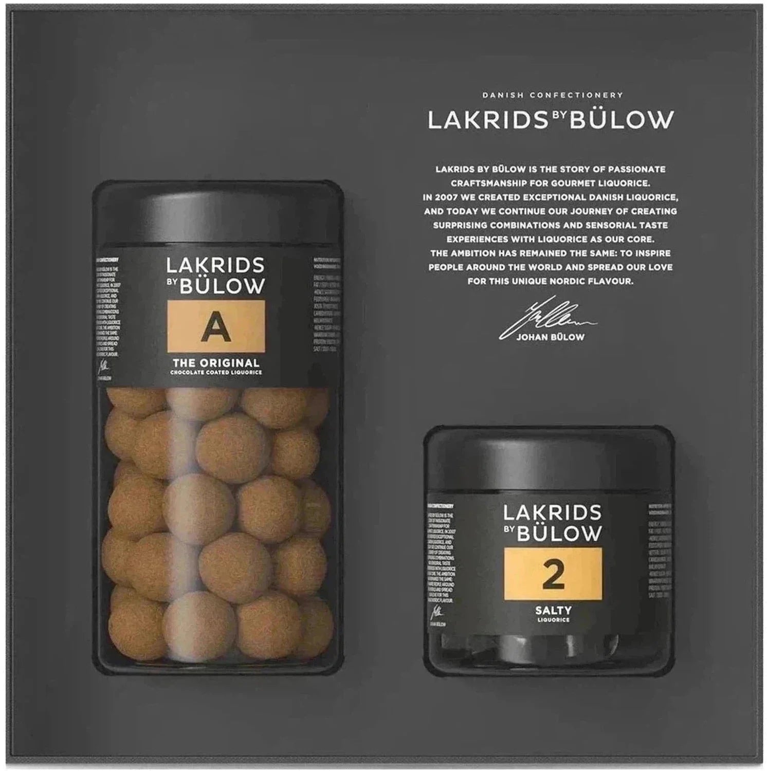 Lakrids By Bülow Classic Black Box A & 2, 445g