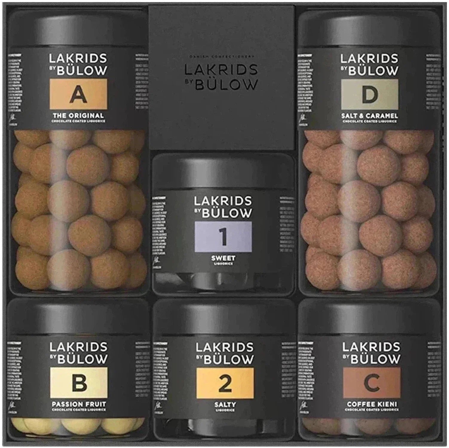 Lakrids By Bülow Classic Black Box Collection, 1140g