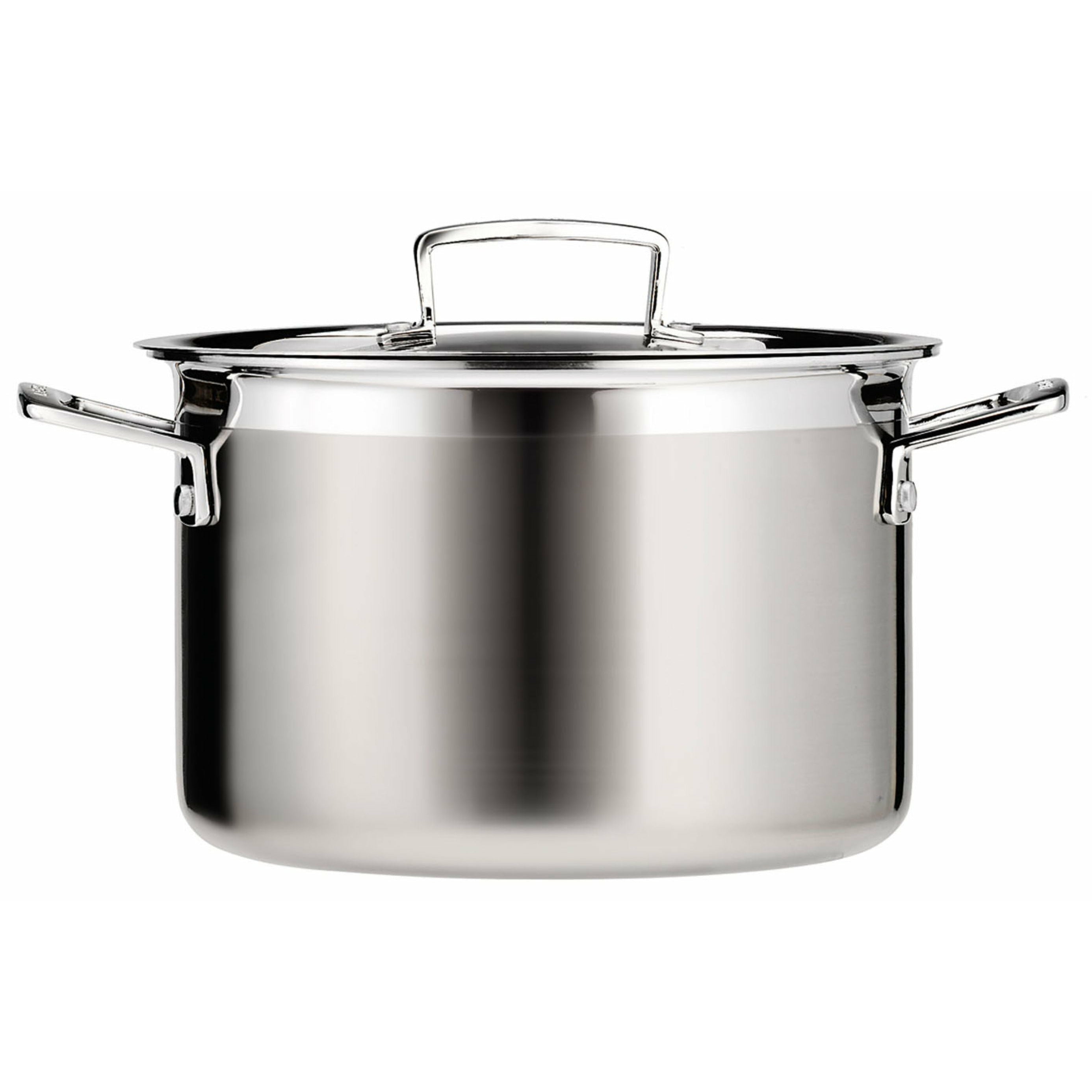 [product_category]-Le Creuset 3 Ply Stainless Steel Deep Casserole 6 L, 24 Cm-Le Creuset-630870042208-96200624001000-LEC-2