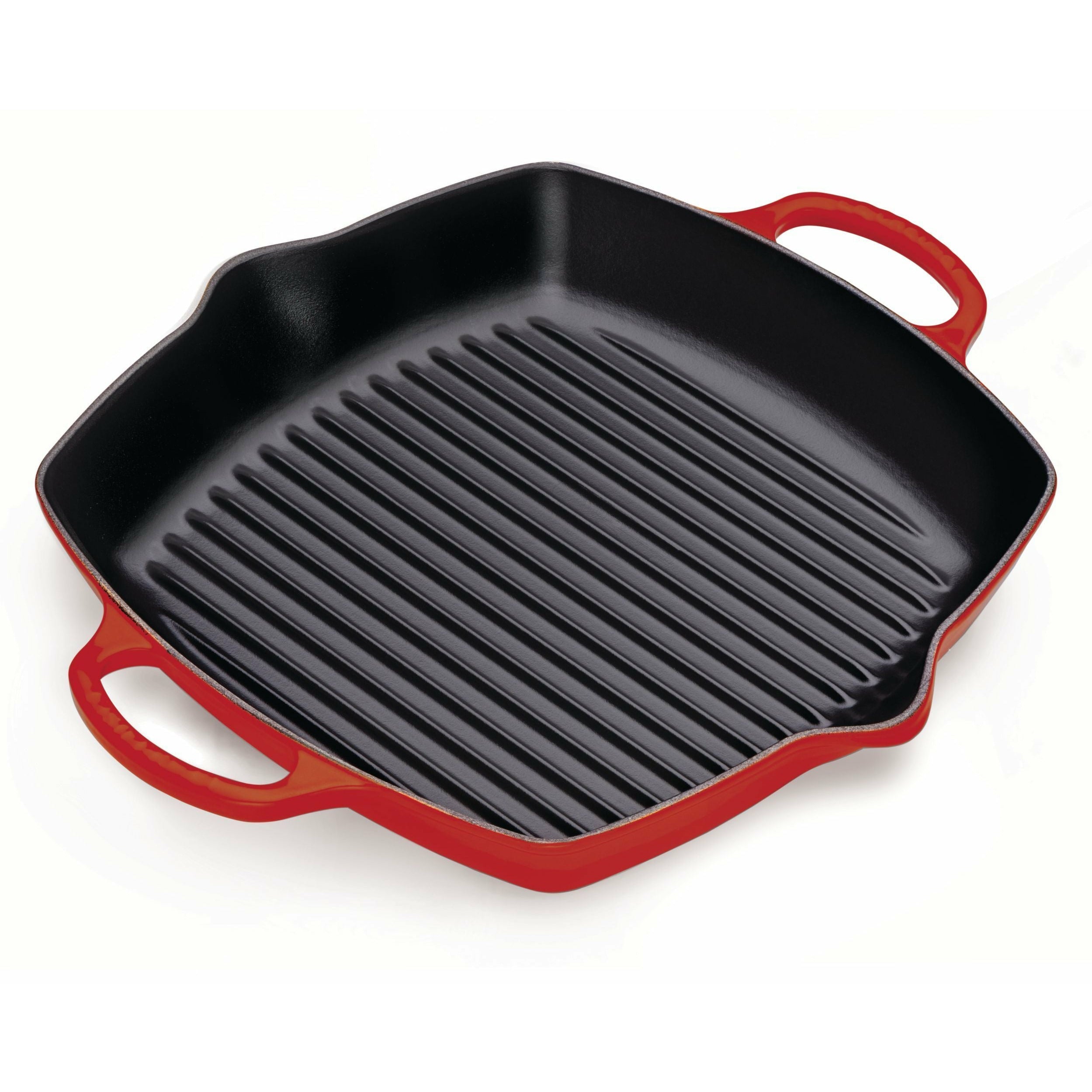 [product_category]-Le Creuset Nature High Square Grill Pan 30 Cm, Cherry Red-Le Creuset-24147297604-20200300600422-LEC-1