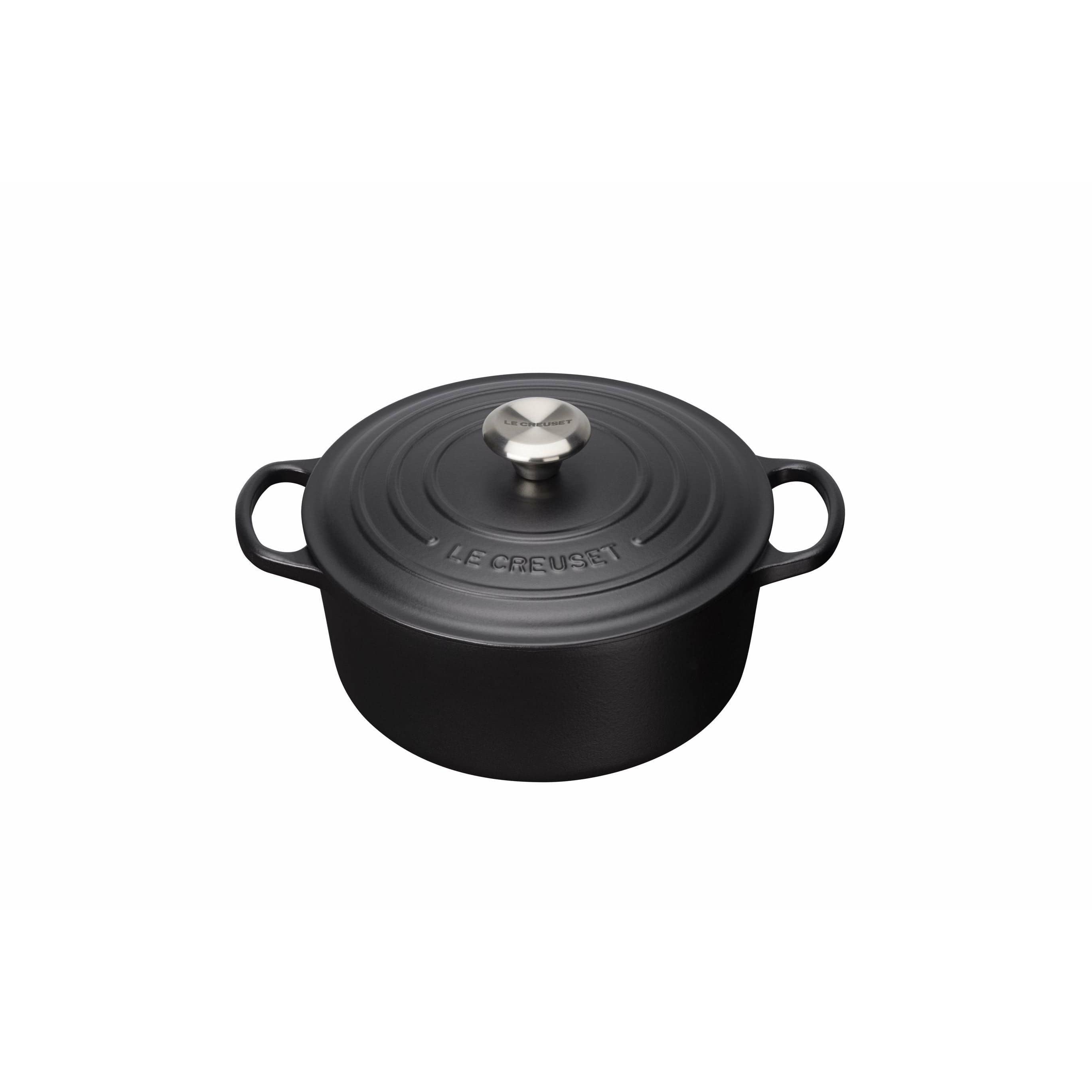 [product_category]-Le Creuset Signature Round Roaster 22 Cm, Black-Le Creuset-24147260660-21177220000430-LEC-1