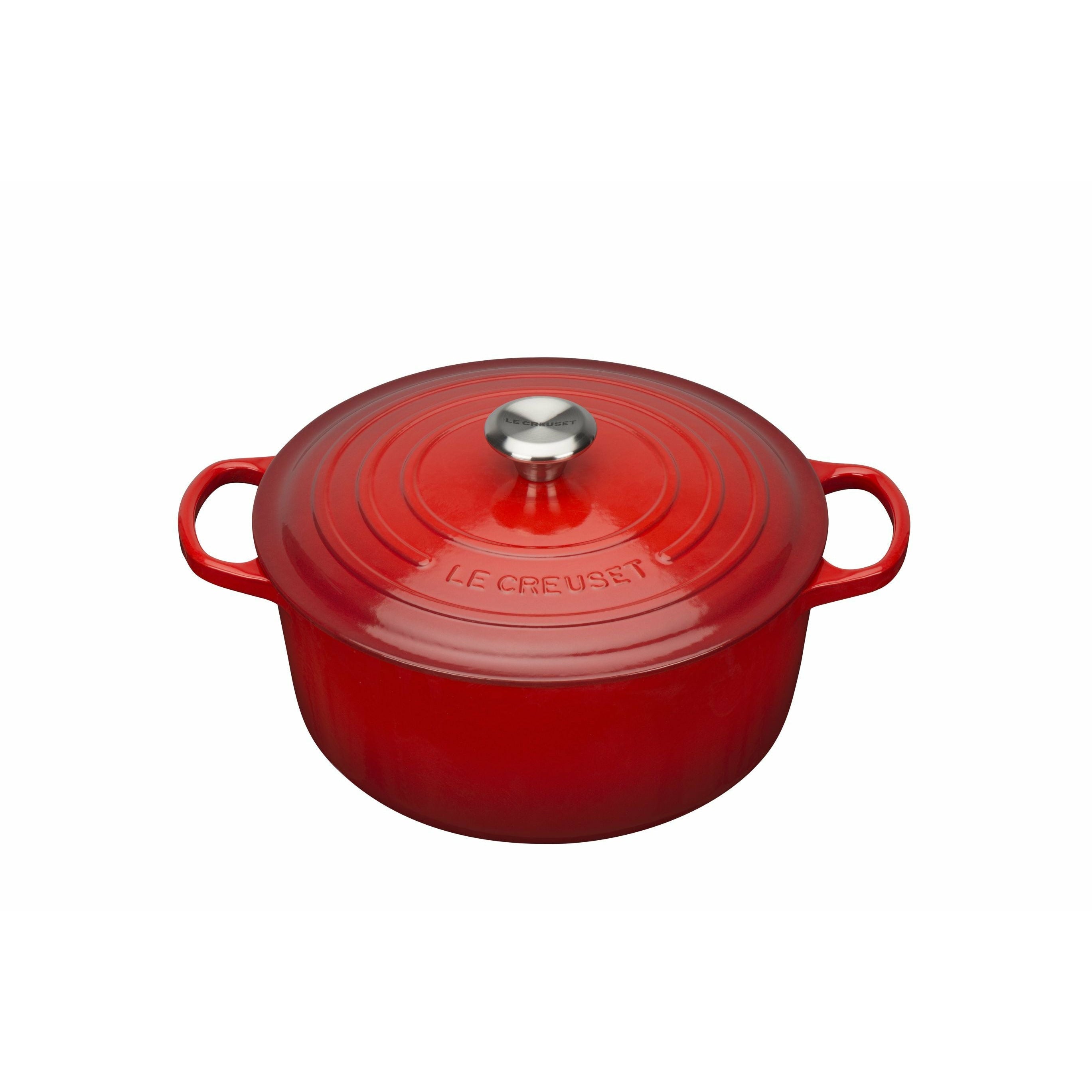 [product_category]-Le Creuset Signature Round Roaster 22 Cm, Cherry Red-Le Creuset-24147260677-21177220602430-LEC-1