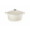 Le Creuset Signature Rund Gryde 22 Cm, Meringue