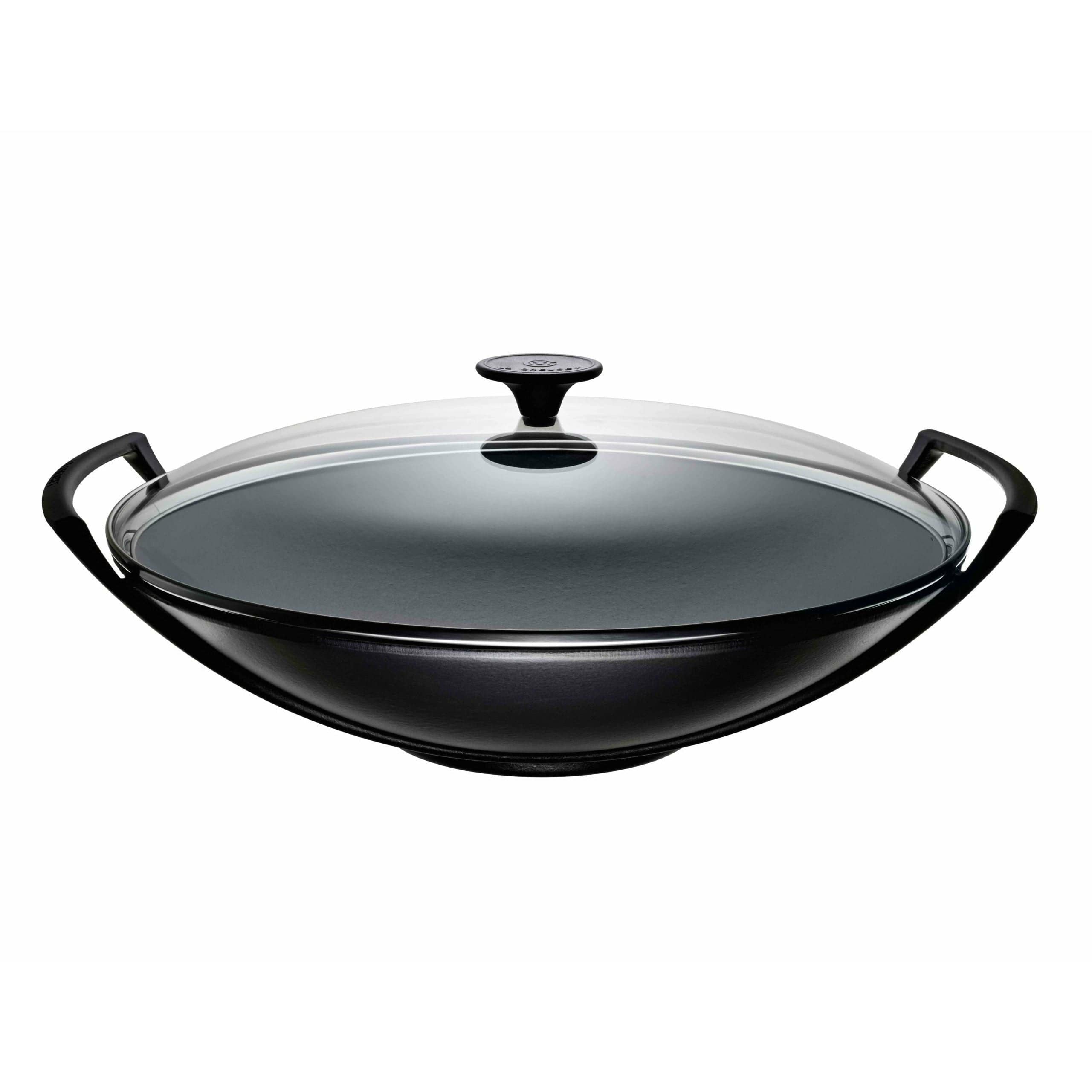 [product_category]-Le Creuset Wok With Glass Lid 36 Cm, Black-Le Creuset-24147127017-25304360000460-LEC-1