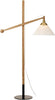 Le Klint Gulvlampe 325 lys eik, papirskjerm