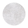 Lind Dna Circle Glass Coaster Hippo Leather, White Grey