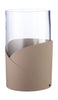 Lind DNA Fold Vase L, Clay Brown