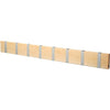 Loca Knax Horizontal Coat Rack 8 Hooks, Birch Untreated/Grey