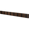 Loca Knax Horizontal Coat Rack 8 Hooks, Oak Tabac/Black