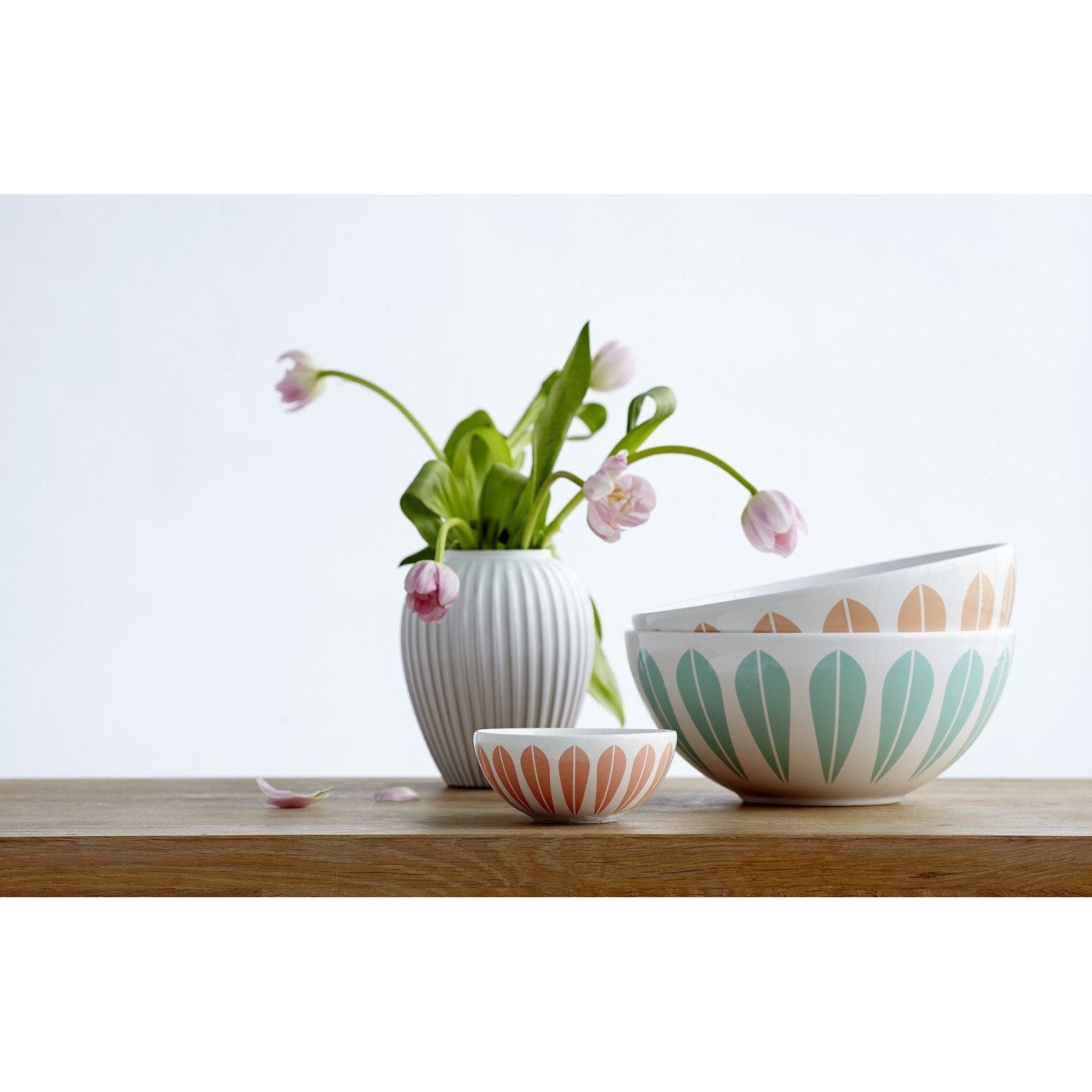 [product_category]-Lucie Kaas Arne Clausen Large Bowl Mint Green, 24cm-Lucie Kaas-5711542010284-AC02MGL-LUC-3