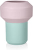 Lucie Kaas Fumario Vase Pink/Mint, 20,5cm